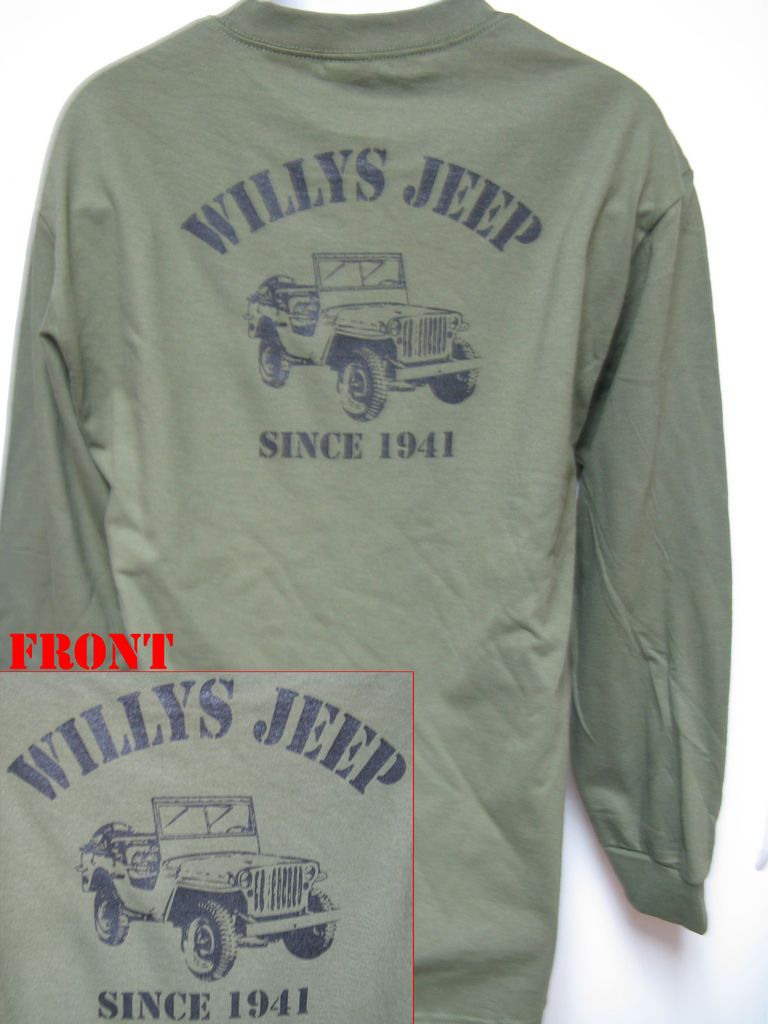 Willys Jeep T SHIRT/ NEW/ ford gpw/mb/cj2a/cj 3a/cj3b/cj5/cj 7/bantam