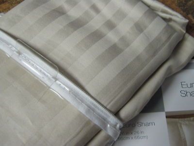 Cotton sateen EURO sham (Bed,Bath&Beyo nd ) Ivory NWT