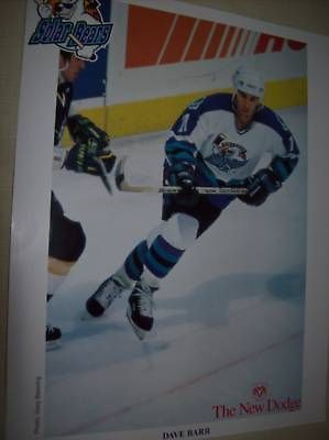 Orlando Solar Bears IHL DAVE BARR #11 Action Shot Photo