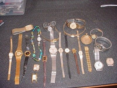 Timex Lorus Acqua Baylor Elgin Pulsar Geneva Watch Parts Repair Work