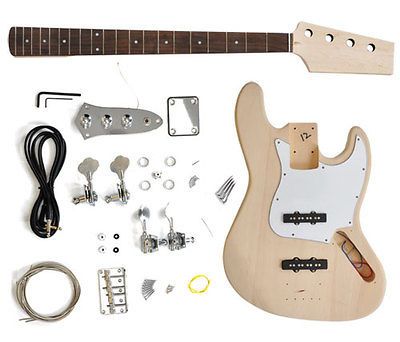 DIY Bass Guitar Kit   Standard Jazz Bass