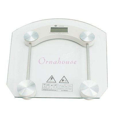 New 150KG/100G Digital Glass Bathroom Scale Electronic Automatic kg lb