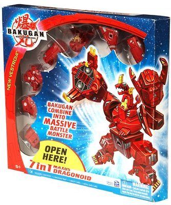 new hot toy bakugan 7 in 1 Maxus Dragonoid bakugan combine into