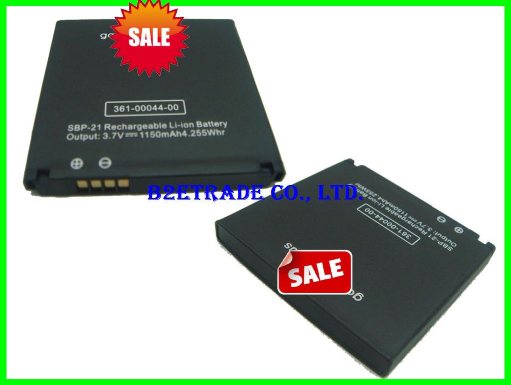 Battery for Garmin Asus nuvifone A50, 01000846, GarminFone (P/N SBP 21