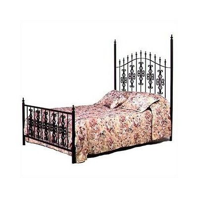 Grace Gothic Wrought Iron Gate Bed with Frame