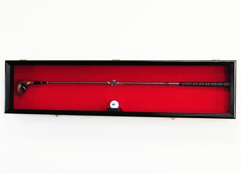 Golf Club & Ball Putter Display Case Cabinet Rack UV