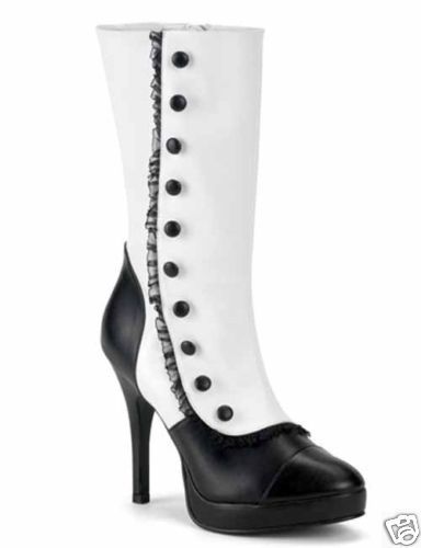 Spats Sexy Victorian Gangster Boots SPLENDOR 130