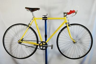 1973 Schwinn Super Sport 22 road bike single speed conversion yellow