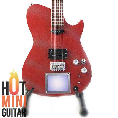 HOT MINIATURE GUITAR MATT BELLAMY MANSON GLITTER RED (FREE STD)