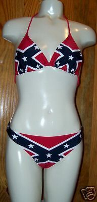 XXL REBEL FLAG BIKINI   BEST QUALITY   CONFEDERATE   2XL DIXIE