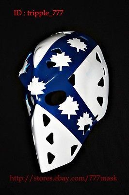 CUSTOM RARE VINTAGE FIBERGLASS NHL HOCKEY GOALIE HELMET MASK Wayne