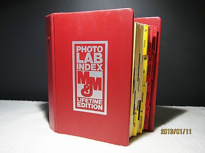 Vintage M & M Photo Lab Index LIFETIME EDITION, 1974, PHOTOGRAPHY