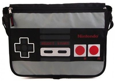 Nintendo NES CONTROLLER MESSENGER BAG Original Mario Video Game System