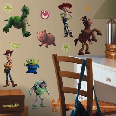 Disney 34 BiG TOY STORY 3 Wall Stickers Room Decor Decal BUZZ WOODY