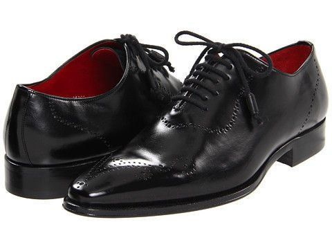 NIB Mezlan Dolci Black Oxford in Italian Calfskin