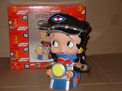 VANDER BIKER BETTY BOOP W/PUDGY COOKIE JAR NEW MIB