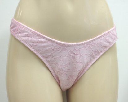 Ultimate Hiding Gaff Panty For Crossdressing Men PINK LACE FRONT