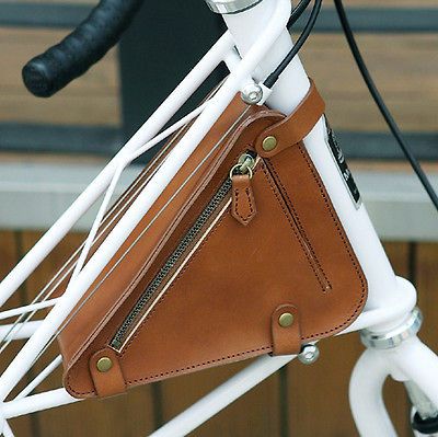 Naborsa Bicycle Leather Bag For Moulton TSR bike