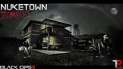 xbox 360 Black Ops 2 II NUKETOWN ZOMBIES + avatars (costume, CLAW) DLC