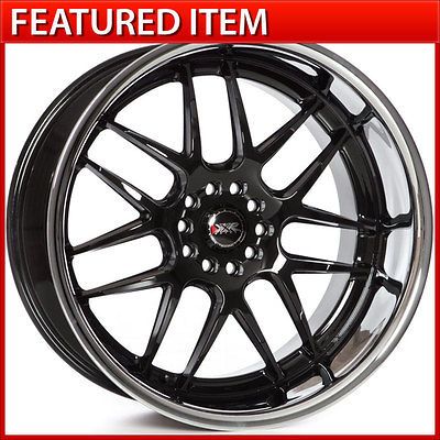 20x11 5x114.3 5x120 GLOSS BLACK STAGGERED WHEELS RIMS 350Z G35 370Z