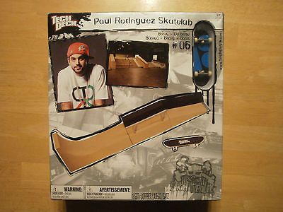 TECH DECK PAUL RODRIGUEZ SKATELAB SET #06 GRIND RAIL RAMP SKATEBOARD