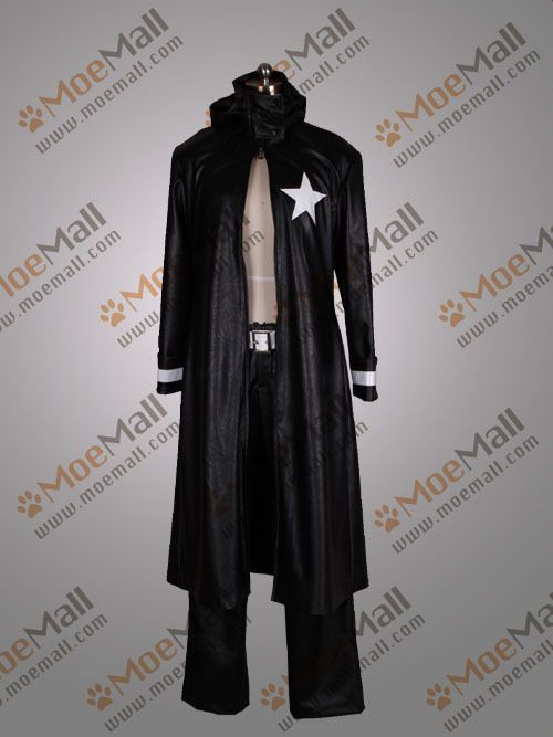 Black Rock Shooter BRS Male Version Genderbend Cosplay Costume