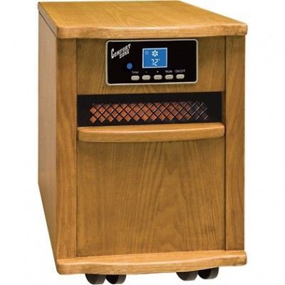 Berger CZ2011O Comfort Zone Deluxe Infrared Quartz Heater Oak procom