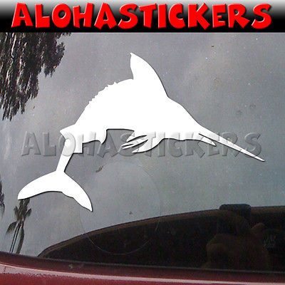 MARLIN Fish Big Game Fishing Car Boat Graphics Vinyl Decal Window