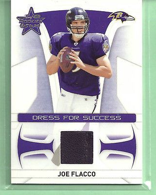 2008 JOE FLACCO 21/25 Peice of SHOE RC Awesome SP Dress For Success