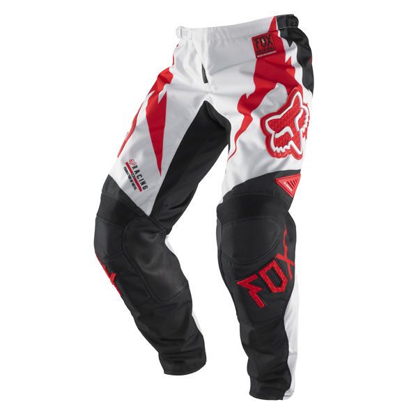 FOX RACING YOUTH BOYS GIRLS RED GIANT 180 MX ATV RACE PANTS BMX RIDING