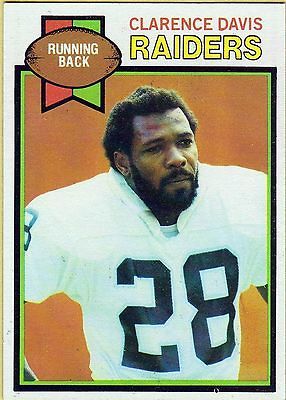 1979 Topps Football #439 Clarence Davis Raiders Nr/Mt