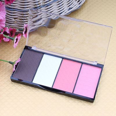 Four Colors Powder Blush Blusher Powder Bronze Goddess Soft Matte