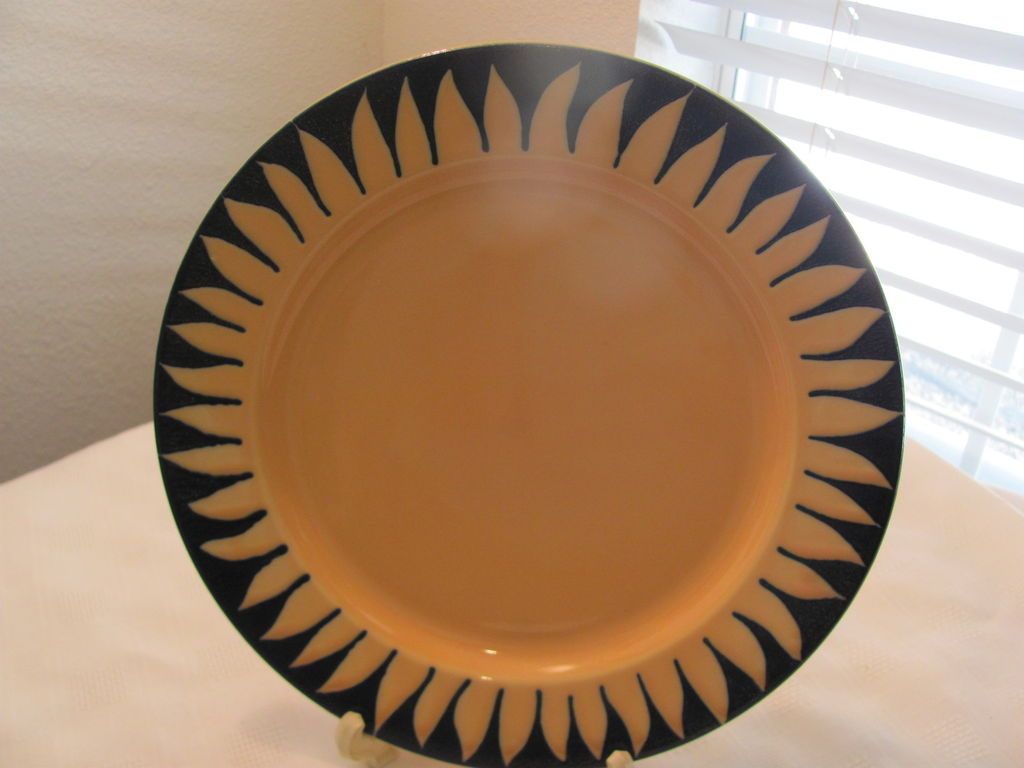 NANCY CALHOUN COUNTRY CUISINE SUNFLOWER DINNER PLATE(S) MINT