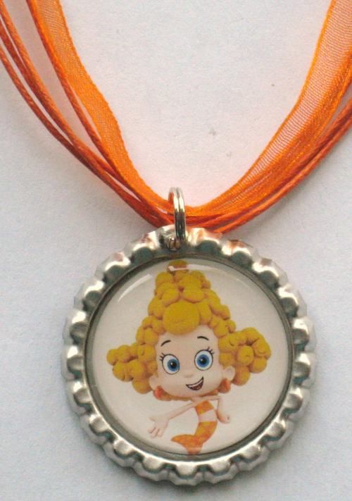 Boutique Bottlecap Necklace Bubble Guppies Deema Oona