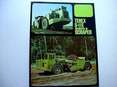 Terex S 11E Series B Scraper Literature