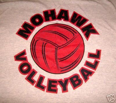 MOHAWK HIGH SCHOOL WARRIORS volleyball OHIO large Tee