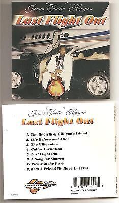 JAMES Tootie HOGAN ~ Last Flight Out ~ MINT CD ~ autographed ~ RARE