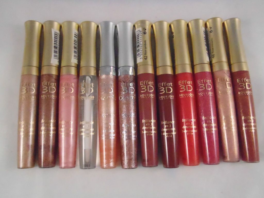 Bourjois Effet 3D Lipgloss 7.5ml Choose From Various Shades 1st Class