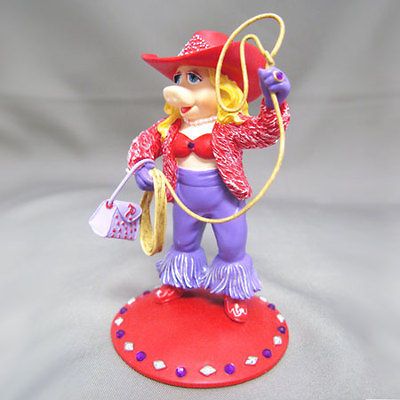 Miss Piggy Figurine   Bradford Collectible Sassy & Stylish Cowgirl