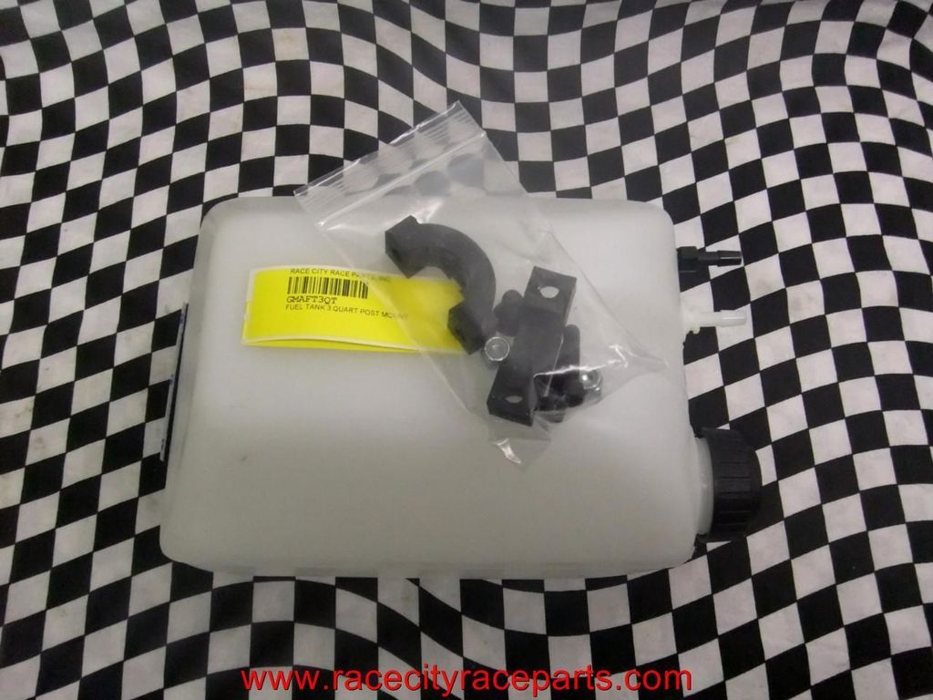 Man 3 quart Plastic Fuel Tank ~ Go Kart Racing