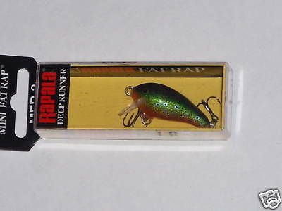 Rapala MFR 3 BTR Brook Trout Rare  Color Mini Fat Rap