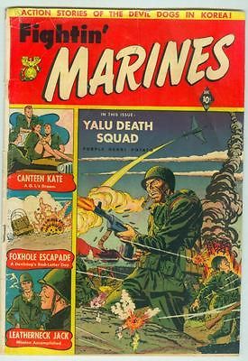 Fightin’ Marines #2 October 1951 G/VG Matt Baker 1’st Canteen Kate