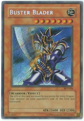 Yu Gi Oh Card   BPT 008   BUSTER BLADER (secret rare holo)   NM/Mint