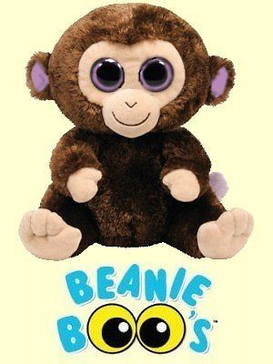 Ty® 10 Coconut Beanie Boos® Large Monkey CUTE & CUDDLY