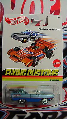 HOT WHEELS 2013 FLYING CUSTOMS B CASE AMPHICAR NEW RARE VHTF