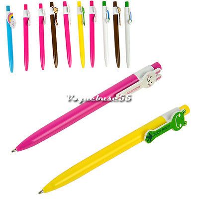 Cute Lady Girl Cartoon Animal Pens Stationery Ball Point Pen VE4A