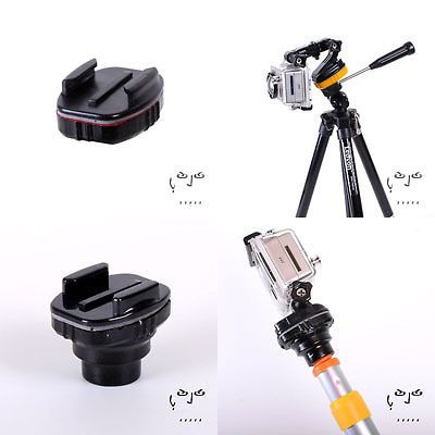 VUJU Quikee Mount Tripod Camera Mount Adapter + Pole Mount for GOPRO