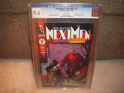 MEN #21   CGC 9.6 W/WHITE PGS HELLBOY JOHN BYRNE MIKE MIGNOLA