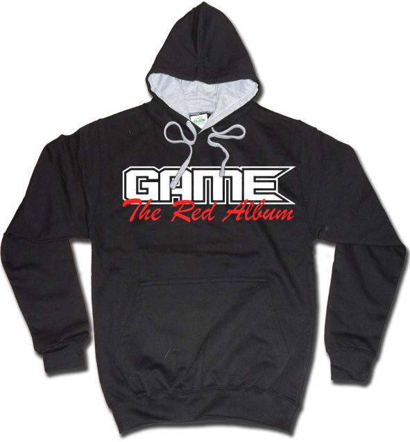 GAME HOODY THE RED ALBUM HIP HOP HOODIE DR. DRE COMPTON