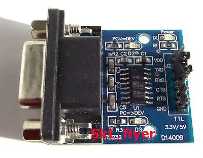 Serial Port To TTL Converter Module SP3232EEN 5V/3.3V W/ Jump Cables